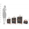 image:imageSteve Madden Designer Luggage Collection  Expandable 28 Inch Softside Bag for Men amp Women  Durable Lightweight Checked Suitcase with 4Rolling Spinner Wheels 28in Global Black