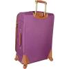 image:imageSteve Madden Designer Luggage Collection  Expandable 28 Inch Softside Bag for Men amp Women  Durable Lightweight Checked Suitcase with 4Rolling Spinner Wheels 28in Global BlackGlobal Purple