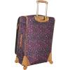 image:imageSteve Madden Designer Luggage Collection  Expandable 28 Inch Softside Bag for Men amp Women  Durable Lightweight Checked Suitcase with 4Rolling Spinner Wheels 28in Global BlackDark Purple