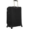 image:imageSteve Madden Designer Luggage Collection  Lightweight 24 Inch Expandable Softside Suitcase  Midsize Rolling 4Spinner Wheels Checked Bag Black 24in