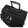 image:imageSteve Madden Designer Luggage Collection  Lightweight 24 Inch Expandable Softside Suitcase  Midsize Rolling 4Spinner Wheels Checked Bag Black 24in