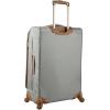 image:imageSteve Madden Designer Luggage Collection  Lightweight 24 Inch Expandable Softside Suitcase  Midsize Rolling 4Spinner Wheels Checked Bag Harlo BlackHarlo Gray