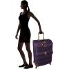image:imageSteve Madden Designer Luggage Collection  Lightweight 28 Inch Expandable Softside Suitcase  Durable Rolling 4Spinner Wheels Checked Bag Shadow Purple Shadow PurpleShadow Purple