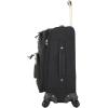 image:imageSteve Madden Designer Luggage Collection  Lightweight Softside Expandable Suitcase for Men amp Women  Durable 20 Inch Carry On Bag with 4Rolling Spinner Wheels 20in Global BlackPeekaboo Black