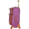 image:imageSteve Madden Designer Luggage Collection  Lightweight Softside Expandable Suitcase for Men amp Women  Durable 20 Inch Carry On Bag with 4Rolling Spinner Wheels 20in Global BlackGlobal Purple
