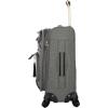 image:imageSteve Madden Designer Luggage Collection  Lightweight Softside Expandable Suitcase for Men amp Women  Durable 20 Inch Carry On Bag with 4Rolling Spinner Wheels 20in Global BlackPeekaboo Grey