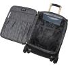 image:imageSteve Madden Designer Luggage Collection  Lightweight Softside Expandable Suitcase for Men amp Women  Durable 20 Inch Carry On Bag with 4Rolling Spinner Wheels 20in Global BlackPeekaboo Black