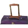 image:imageSteve Madden Designer Luggage Collection  Lightweight Softside Expandable Suitcase for Men amp Women  Durable 20 Inch Carry On Bag with 4Rolling Spinner Wheels 20in Global BlackShadow Purple