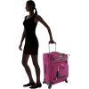 image:imageSteve Madden Designer Luggage Collection  Lightweight Softside Expandable Suitcase for Men amp Women  Durable 20 Inch Carry On Bag with 4Rolling Spinner Wheels 20in Global BlackPeekaboo Purple