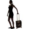 image:imageSteve Madden Designer Luggage Collection  Lightweight Softside Expandable Suitcase for Men amp Women  Durable 20 Inch Carry On Bag with 4Rolling Spinner Wheels 20in Global BlackHarlo Black