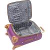 image:imageSteve Madden Designer Luggage Collection  Lightweight Softside Expandable Suitcase for Men amp Women  Durable 20 Inch Carry On Bag with 4Rolling Spinner Wheels 20in Global BlackGlobal Purple