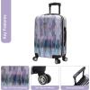 image:imageSteve Madden Luggage Collection  3 Piece Hardside Lightweight Spinner Suitcase Set  Travel Set includes 20 Inch Carry On 24 inch and 28 Inch Checked Suitcases DiamondDiamond