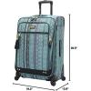 image:imageSteve Madden Luggage Large 28 Expandable Softside Suitcase With Spinner Wheels 28in Legends TurquoiseLegends Turquoise