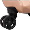 image:imageSteve Madden Luggage Set 3 Piece  Lightweight Hardside Suitcase set  Includes 20 Inch Carry on 24In28In Checked Bag with 8Wheel Rolling Spinner Rose Gold One Size