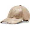 image:imageSteve Madden Womens Distressed Metallic Baseball Hat Tan
