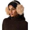 image:imageSteve Madden Womens Faux Fur Earmuff With Faux Snakeskin BandTan