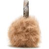 image:imageSteve Madden Womens Faux Fur Earmuff With Faux Snakeskin BandTan