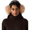 image:imageSteve Madden Womens Faux Fur Earmuff With Faux Snakeskin BandTan