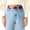 image:imageSteve Madden Womens Glazed Everyday Skinny BeltRed