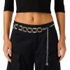 image:imageSteve Madden Womens Multicolor Chain BeltGoldSilver