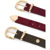 image:imageSteve Madden Womens Steve Madden 2 Pack Women Belts for Jeans Dresses Pants Ladies Waist BeltEspresso
