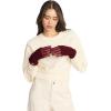 image:imageSteve Madden Womens Steve Madden Faux Leather Cinched Opera GloveBurgundy