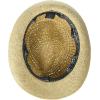 image:imageSteve Madden Womens Steve Madden Paper Crochet Straw Fedora with BandWhite
