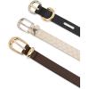 image:imageSteve Madden Womens Western 3 for 1 Belt SetBlackTan Multi