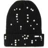 image:imageSTEVE MADDEN Beanie and Scarf Embellished Gift Set Black