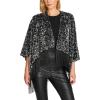 image:imageSTEVE MADDEN SEQUIN FRINGE CROP RUANASilver