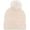 image:imageSTEVE MADDEN Waffle Knit Beanie with POM Ivory