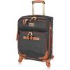 image:imageSteve Madden Designer Luggage Collection  Lightweight Softside Expandable Suitcase for Men amp Women  Durable 20 Inch Carry On Bag with 4Rolling Spinner Wheels 20in Global BlackGlobal Black