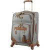 image:imageSteve Madden Designer Luggage Collection  Lightweight Softside Expandable Suitcase for Men amp Women  Durable 20 Inch Carry On Bag with 4Rolling Spinner Wheels 20in Global BlackHarlo Gray