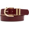 image:imageSteve Madden Womens Glazed Everyday Skinny BeltRed