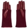 image:imageSteve Madden Womens Steve Madden Faux Leather Cinched Opera GloveBurgundy