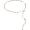 image:imageSteve Madden Womens Womens Twotone Paperclip Chain BeltGold Silver