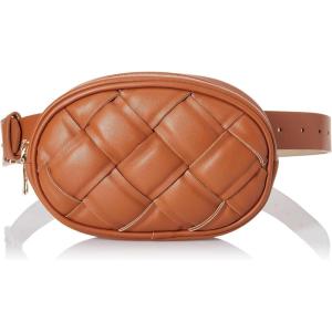 image:imageSteve Madden Basket Weave Belt BagCognac