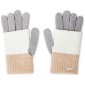 image:imageSteve Madden CLOCKBLOCK KNIT LONG CUFF MAGIC GLOVES  NEUTRAL MULTI