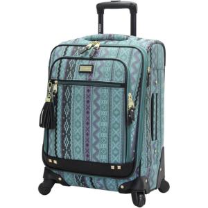 image:imageSteve Madden Luggage Large 28 Expandable Softside Suitcase With Spinner Wheels 28in Legends TurquoiseLegends Turquoise