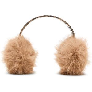 image:imageSteve Madden Womens Faux Fur Earmuff With Faux Snakeskin BandTan