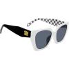 image:imageSTEVE MADDEN Womens Female Sunglasses Style Grae Cat Eye WhiteBlackSolid Smoke 54mm 20mmWhite Ivory Pearl