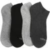 image:imageSteve Madden Mens 8pk Solid Low Cut 12 CushionGrey Multi
