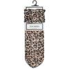 image:imageSteve Madden Womens 1Pk Leopard Photo Real Tulle Shortie Crew Natural 911