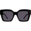 image:imageSteve Madden Womens Davina SunglassesBlackSolid Smoke