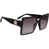 image:imageSteve Madden Womens Deja SunglassesBlackSmoke Gradient
