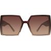 image:imageSteve Madden Womens Deja SunglassesCrystal BrownBrown Gradient