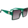 image:imageSteve Madden Womens Deja SunglassesCrystal GreenSmoke Gradient