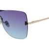 image:imageSteve Madden Womens Female Sunglasses Style Bentley ShieldShiny GoldCrystal BlueBlue Gradient