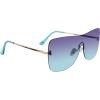 image:imageSteve Madden Womens Female Sunglasses Style Bentley ShieldShiny GoldCrystal BlueBlue Gradient