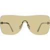 image:imageSteve Madden Womens Female Sunglasses Style Bentley ShieldShiny SilverSilver Mirrored
